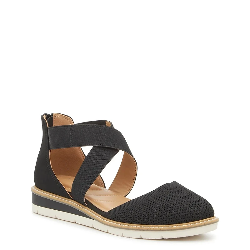 Women's Laurna Closed Toe Wide Width Wedge Sandal