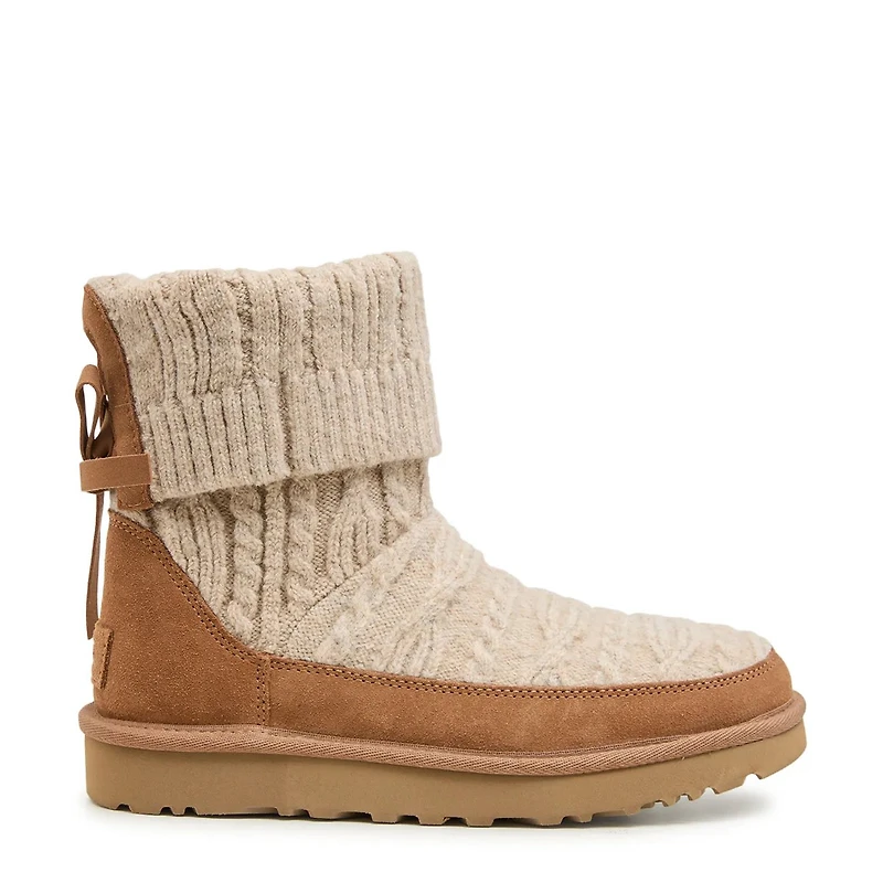 Women's Classic Mini Cabelle Knit Boots