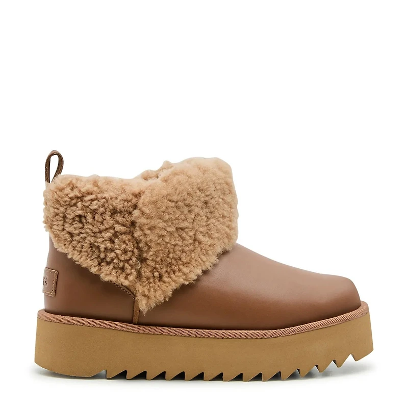 Women's Ultra Mini Alina Curled Boot