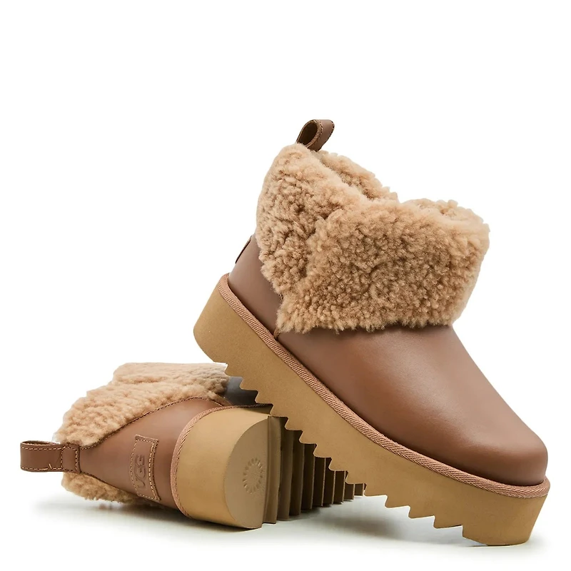 Women's Ultra Mini Alina Curled Boot