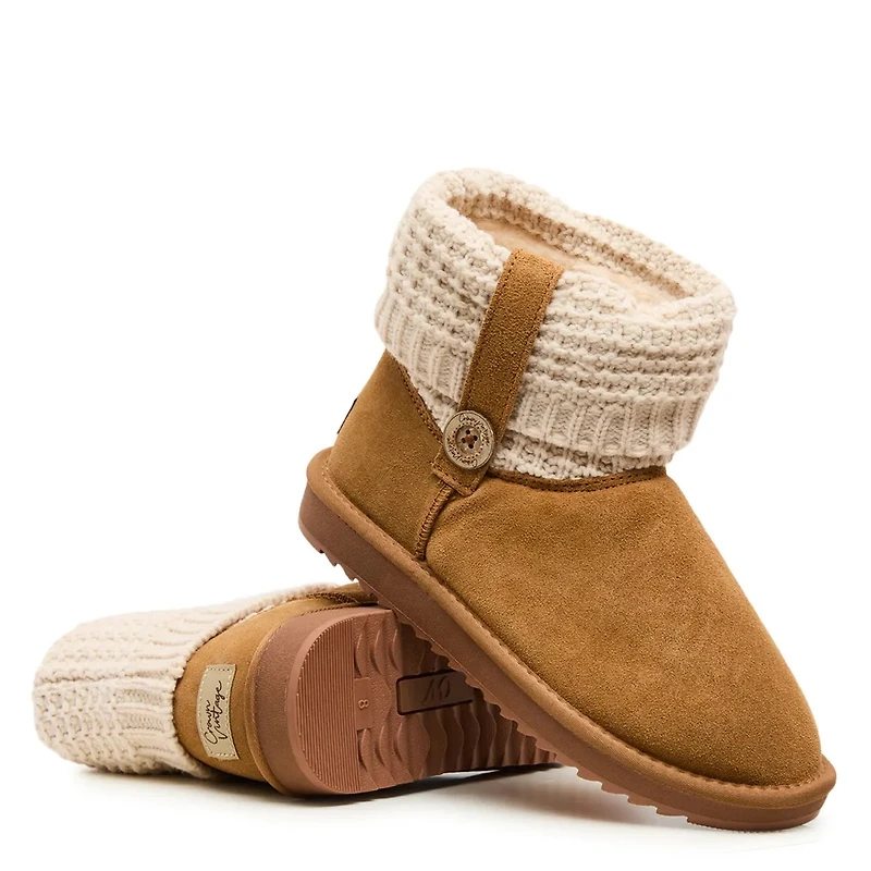Women's Lodge Knit Collar Bootie