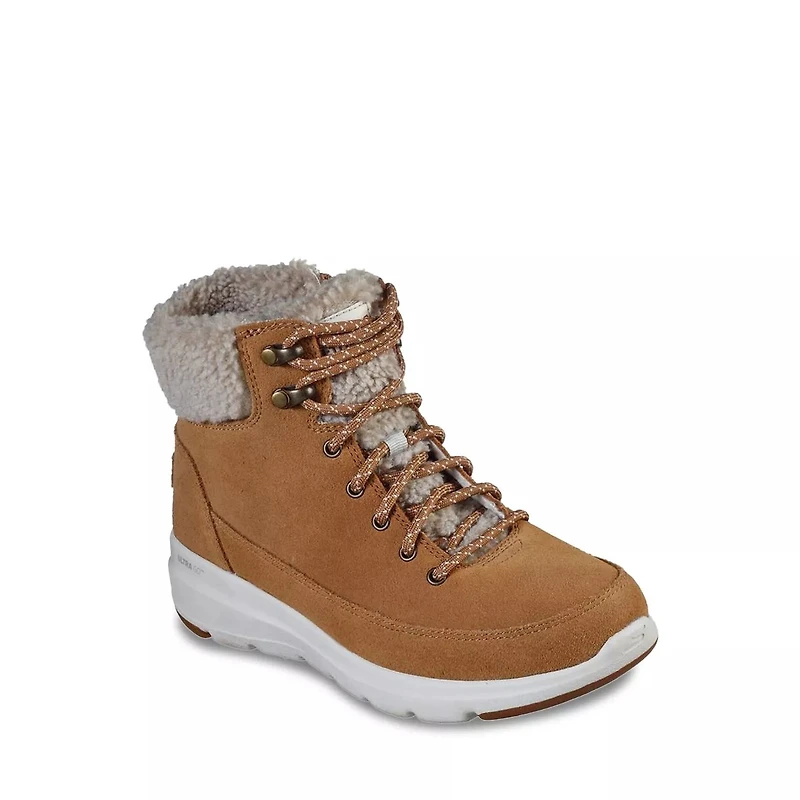 Glacial Ultra Suede Lace Up Winter Boot