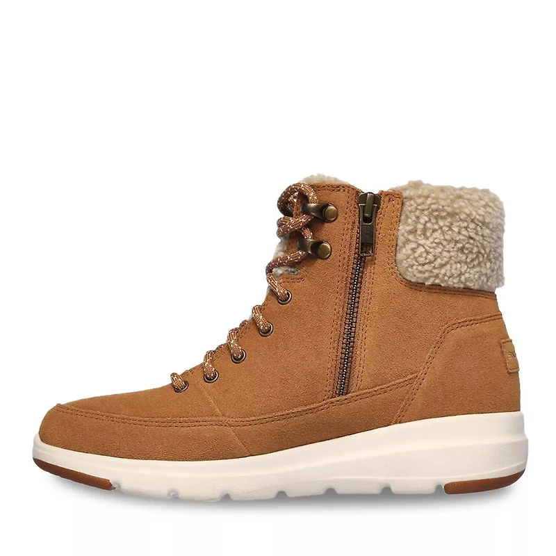 Glacial Ultra Suede Lace Up Winter Boot