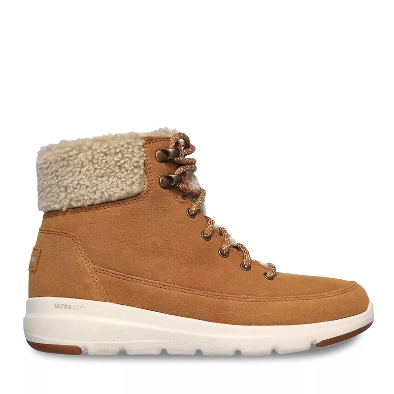 Glacial Ultra Suede Lace Up Winter Boot