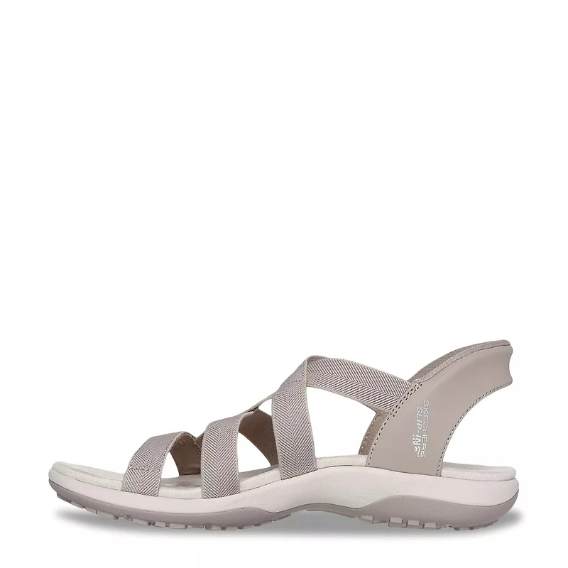 Women's Hands Free Slip-ins Reggae Slim Stretch Flex Sandal