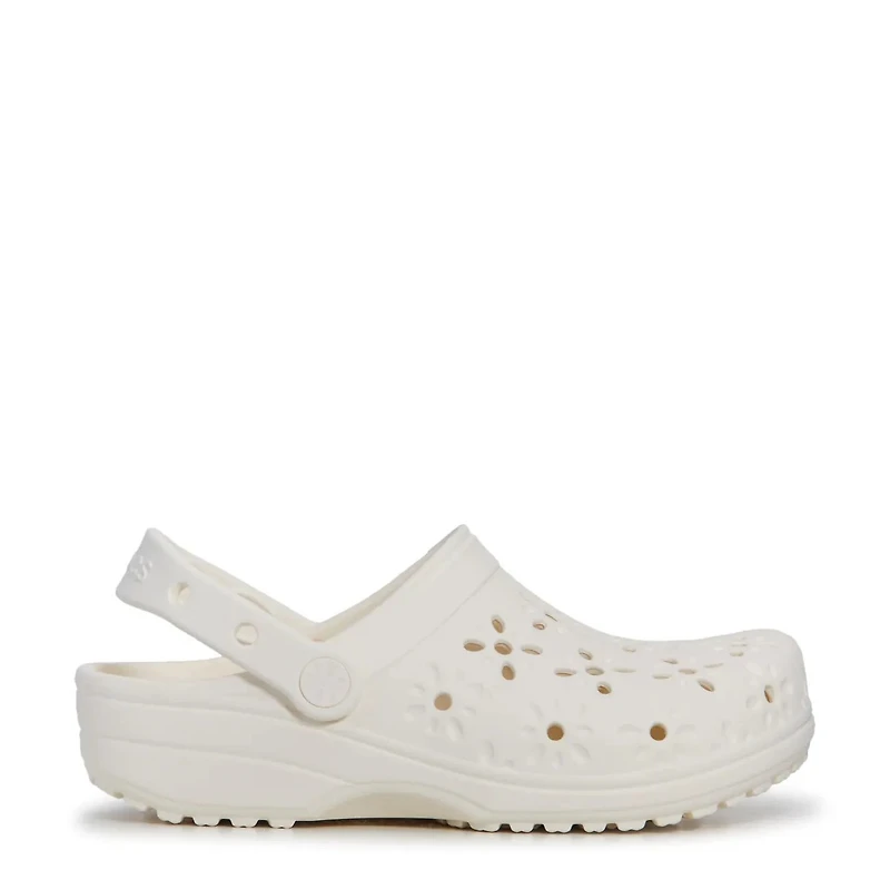 Unisex Classic Floral Cut Out Clog