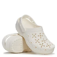 Unisex Classic Floral Cut Out Clog