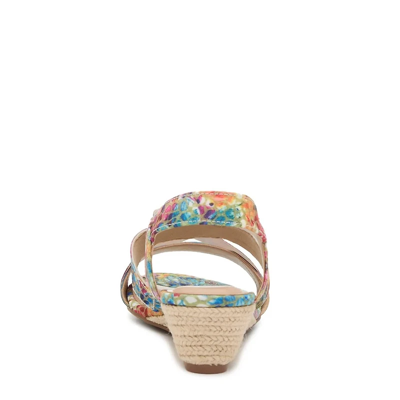 Gracine Wide Width Espadrille Wedge Sandal