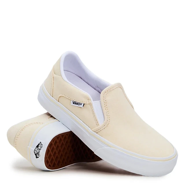 Vans Women's Asher Deluxe Slip-On Sneaker Pine Centre