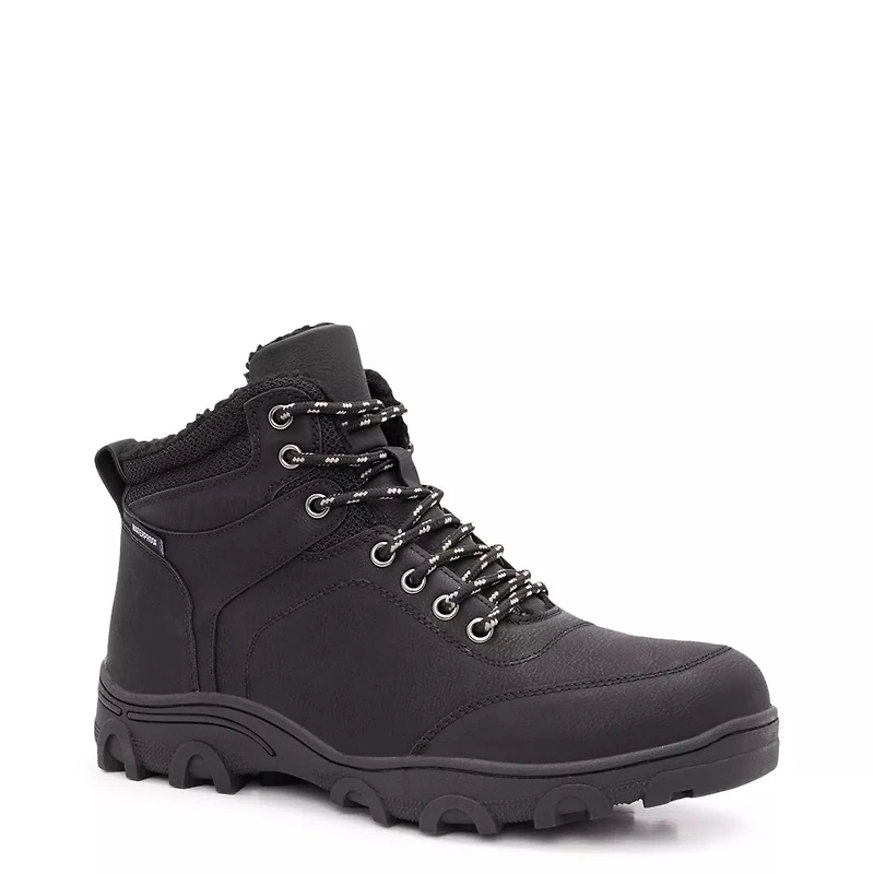 Men's Waterproof Ice Grip Clip Winter Boot