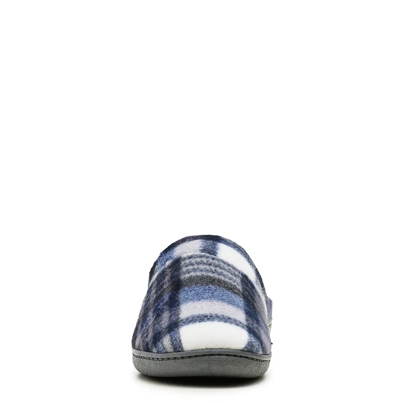 Men's Plaid Hoodback Slipper