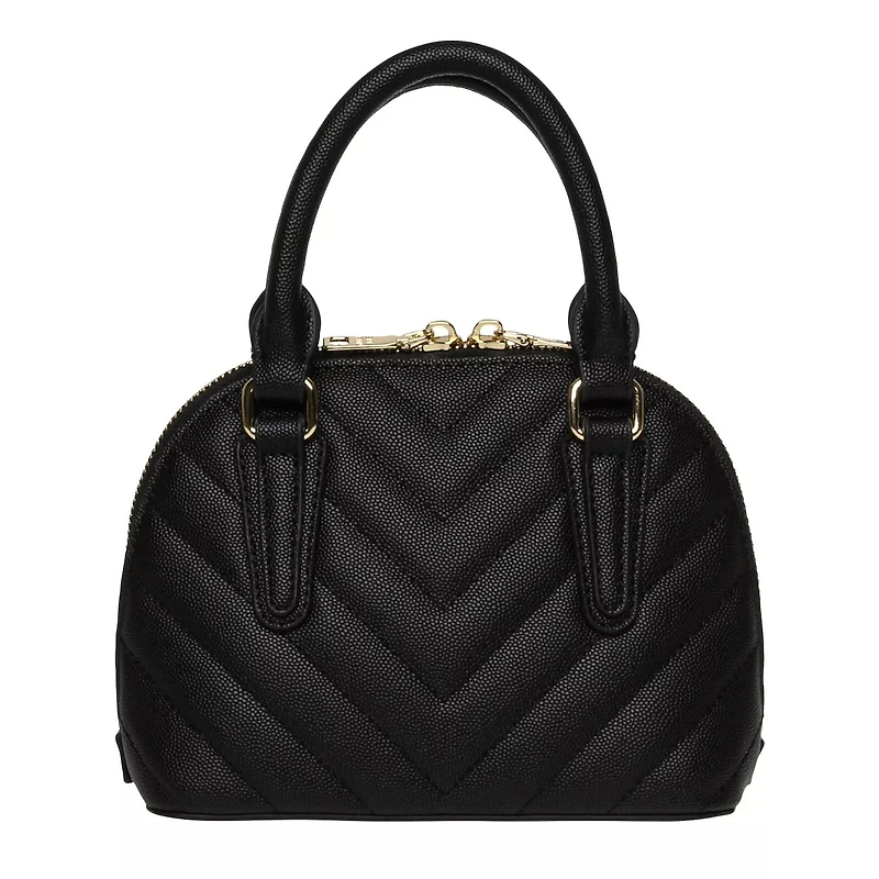 Quilted Mini Satchel Bag 