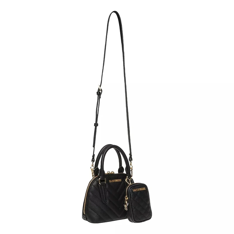 Quilted Mini Satchel Bag 
