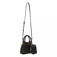 Quilted Mini Satchel Bag 