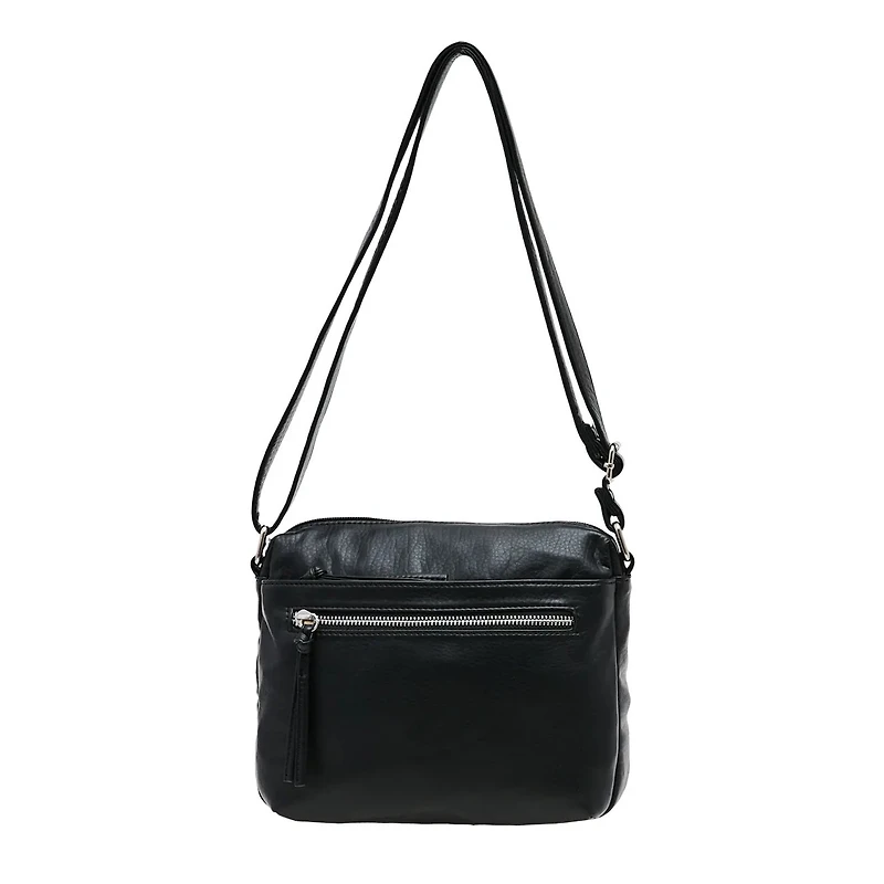 Women's Multi Zip Crossbody Bag
