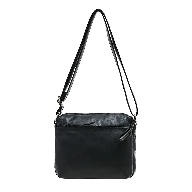 Women's Multi Zip Crossbody Bag