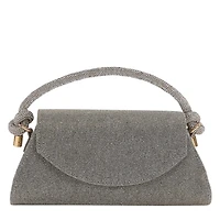 Foldover Knot Detail Clutch