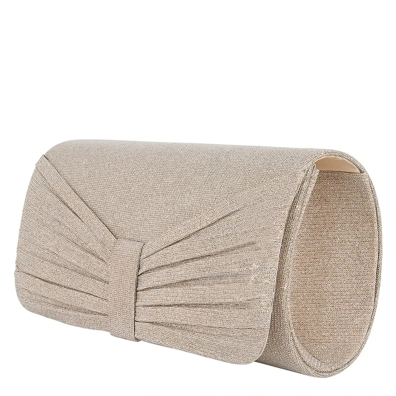 Gathered Bow Clutch