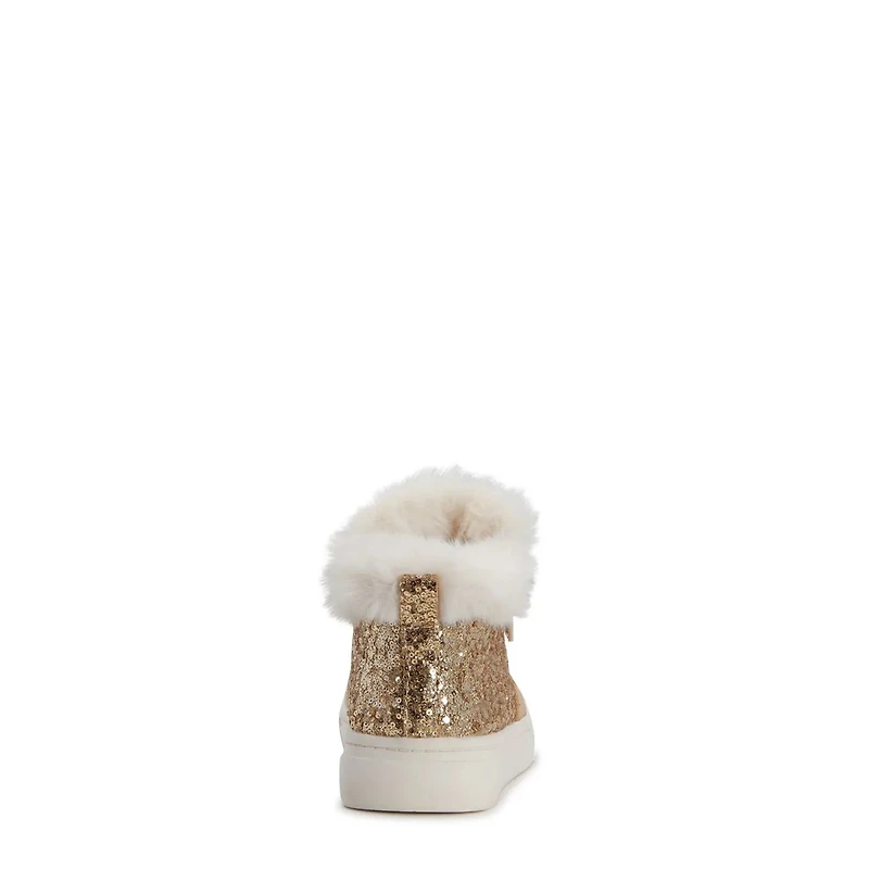 Toddler Girls' Lil Pearl Glitter Sneaker Bootie