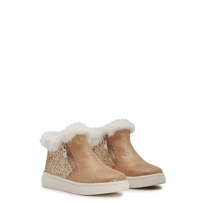 Toddler Girls' Lil Pearl Glitter Sneaker Bootie