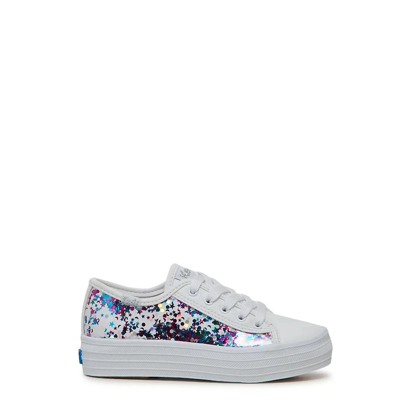 Youth Girls' Triple Up Glitter Under Glass Sneaker