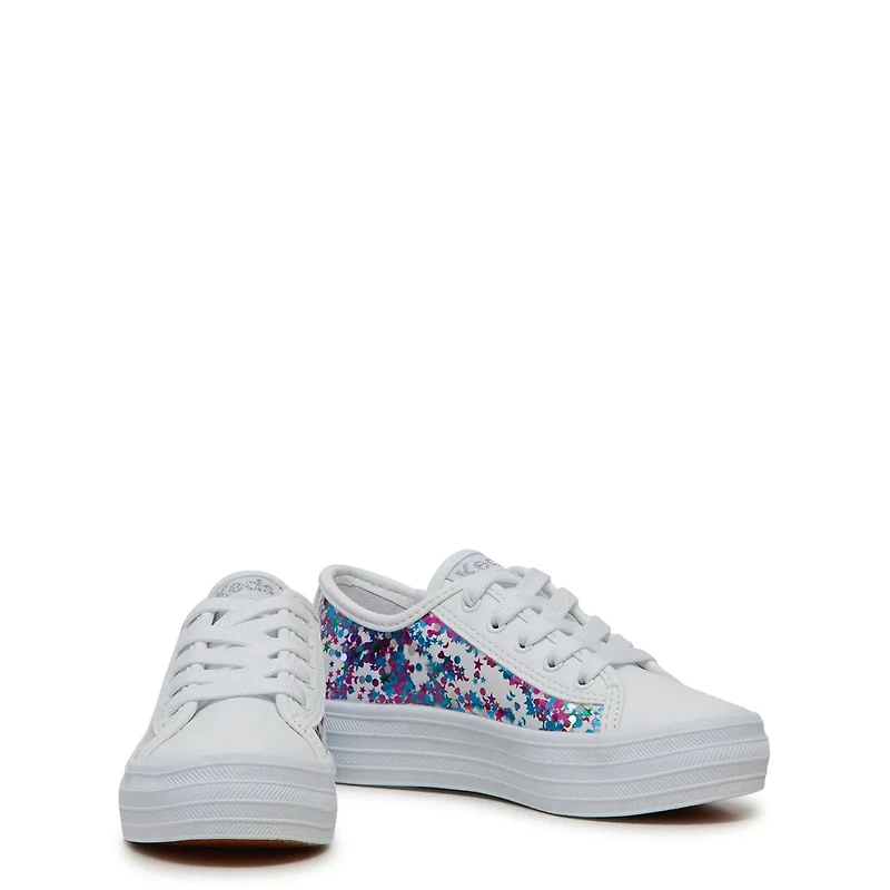 Youth Girls' Triple Up Glitter Under Glass Sneaker