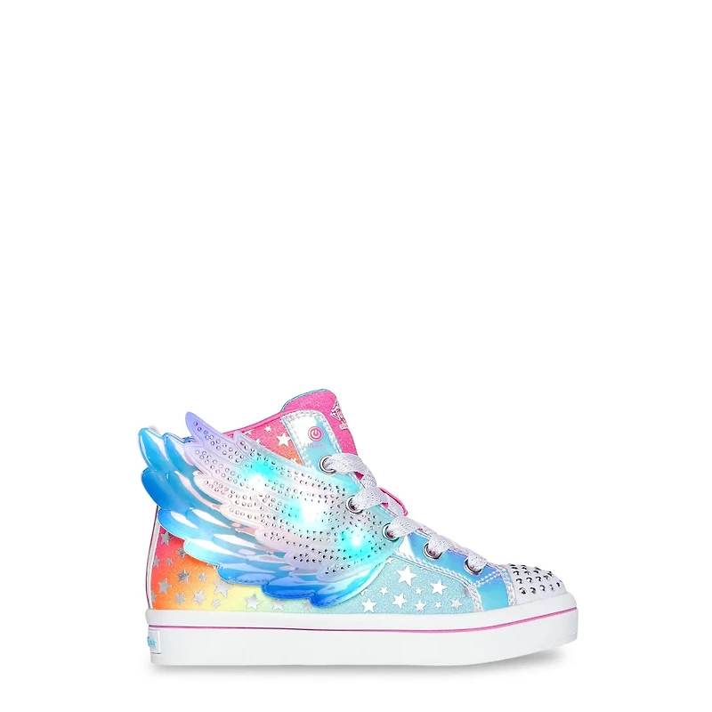 Youth Girls' Twi Lites Dreamy Wings Hi Top Sneaker