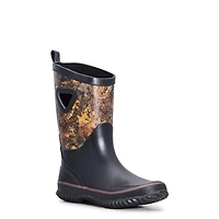 Boy's Waterproof Forest Rainboot