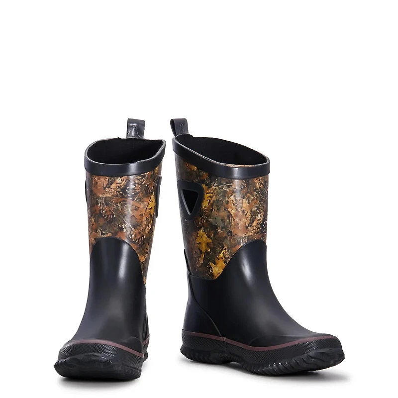 Boy's Waterproof Forest Rainboot