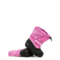 Youth Girls' Flurry Print Waterproof Winter Boot