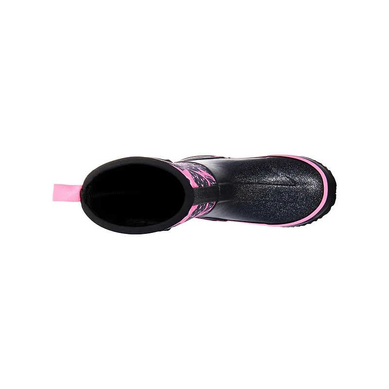 Youth Girls' Pink Stars Waterproof Winter Boot
