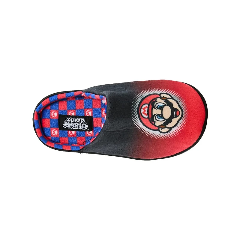 Youth Boys' Mario & Luigi Scuff Slipper