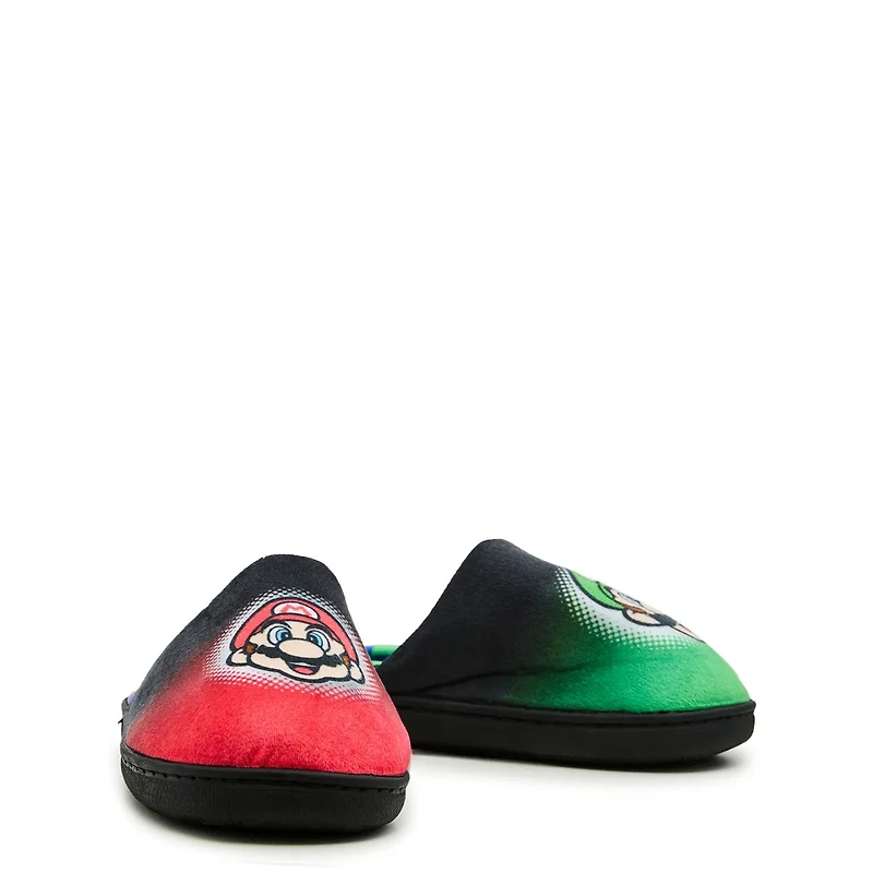 Youth Boys' Mario & Luigi Scuff Slipper