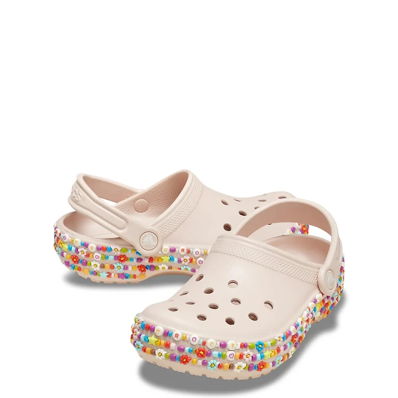 Youth Girls' Classic Beaded Band Clog