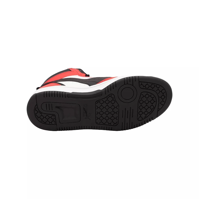 Youth Boys' Rebound V6 Mid Basketball Sneaker