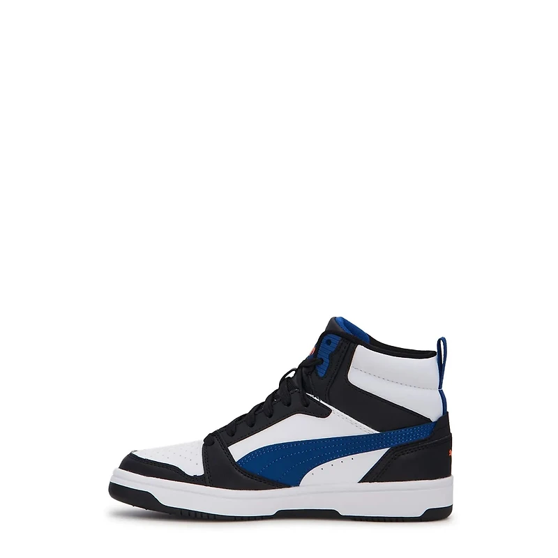 Youth Boys' Rebound V6 Mid Basketball Sneaker