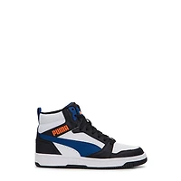 Youth Boys' Rebound V6 Mid Basketball Sneaker