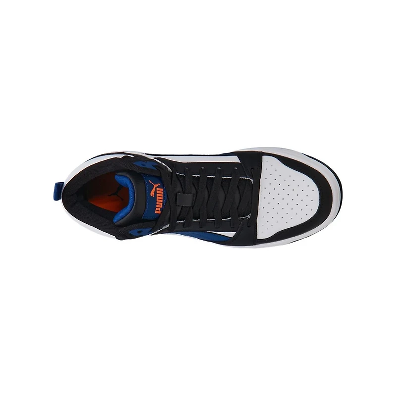 Youth Boys' Rebound V6 Mid Basketball Sneaker