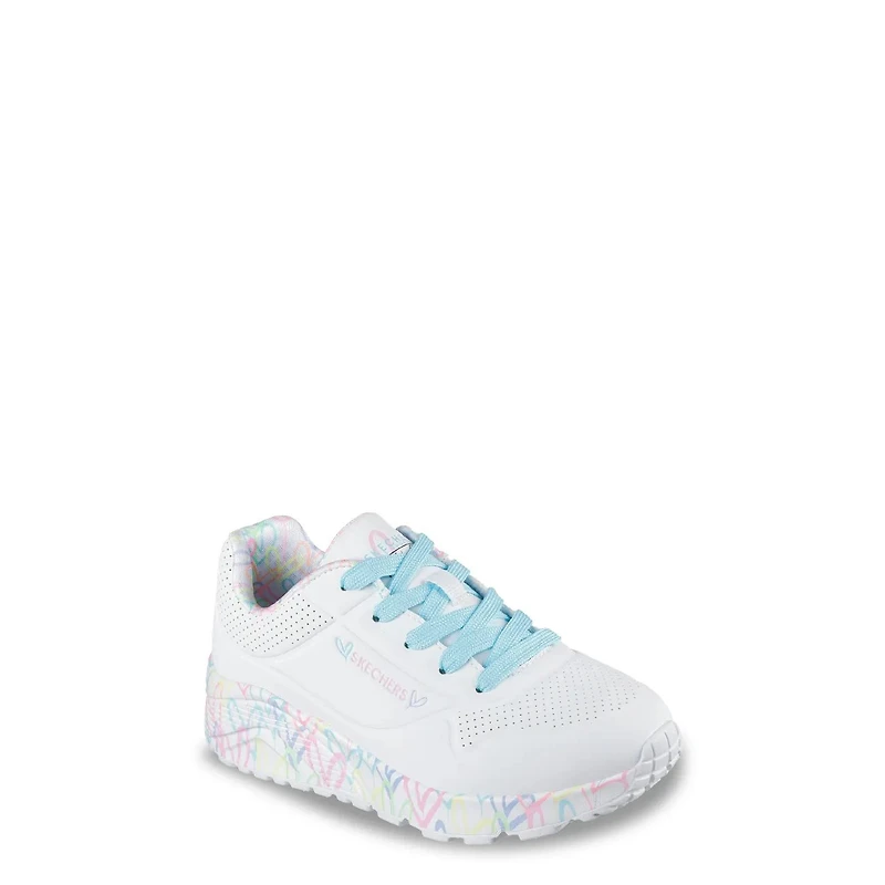 Girl's Skechers x JGoldCrown Uno Lite Lovely Luv Sneakers