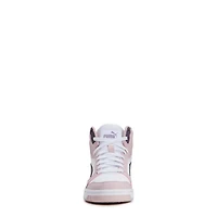 Unisex Rebound V6 Mid Jr. Basketball Shoe