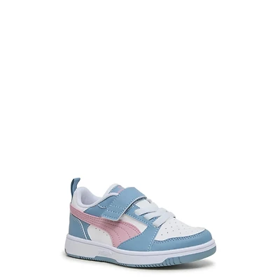 Youth Girls' Rebound V6 Lo Little Court Sneaker