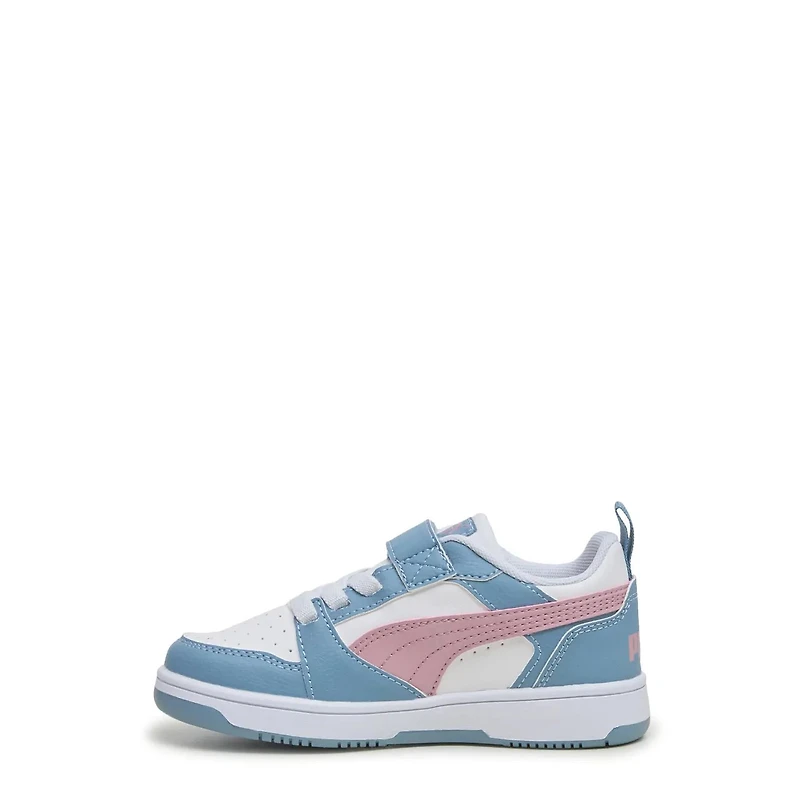 Youth Girls' Rebound V6 Lo Little Court Sneaker