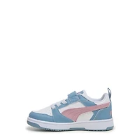 Youth Girls' Rebound V6 Lo Little Court Sneaker