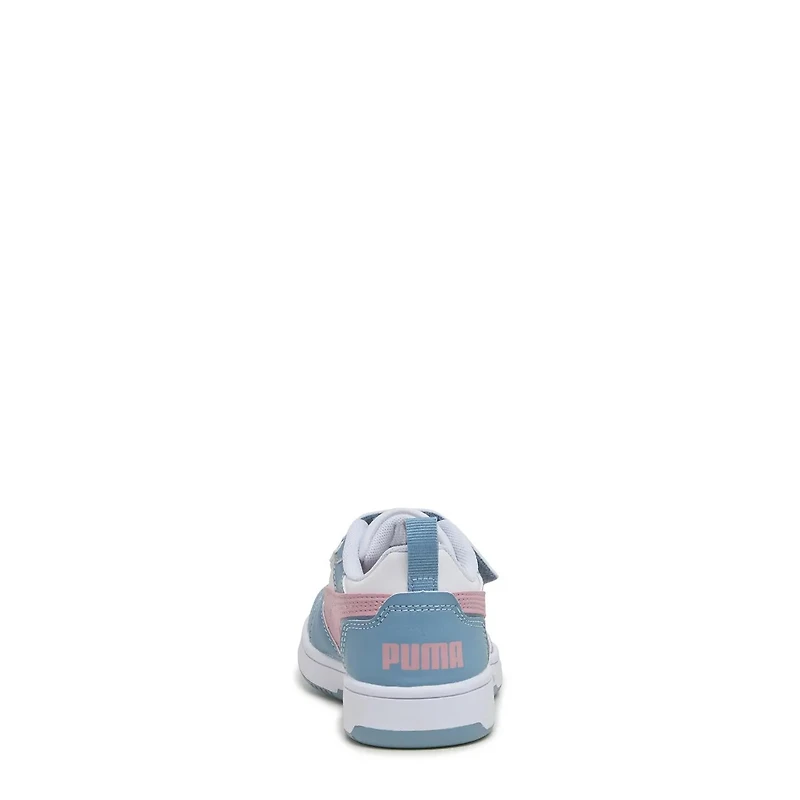 Youth Girls' Rebound V6 Lo Little Court Sneaker