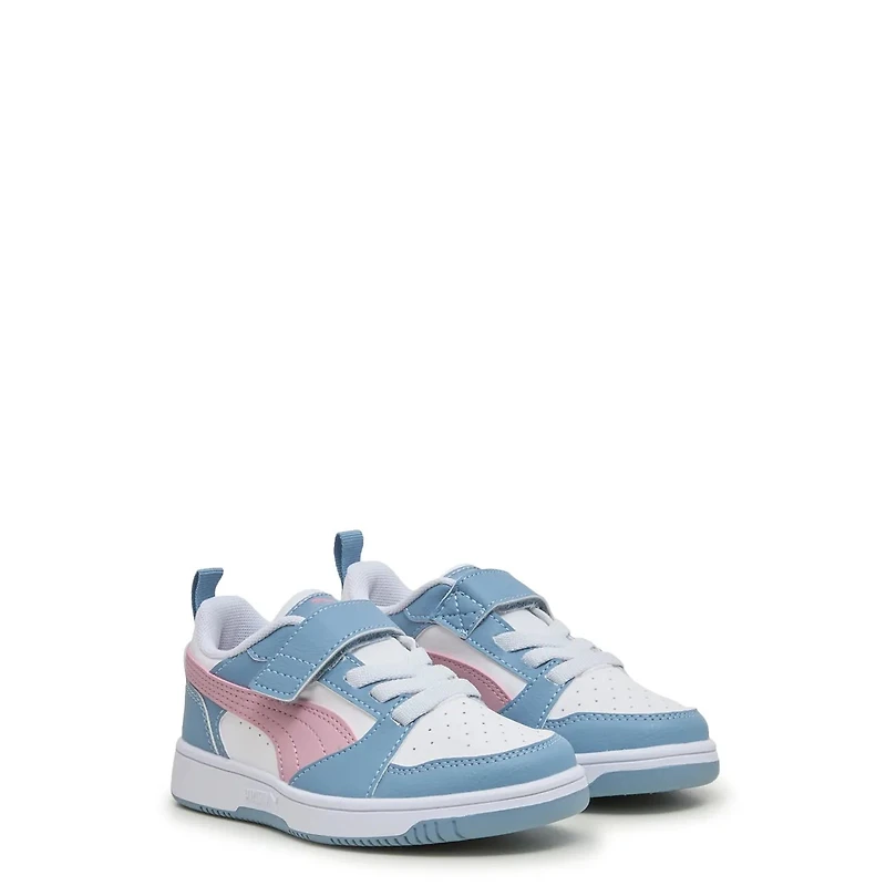 Youth Girls' Rebound V6 Lo Little Court Sneaker