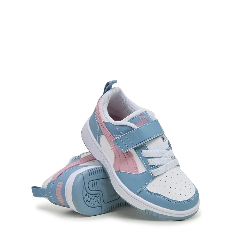 Youth Girls' Rebound V6 Lo Little Court Sneaker