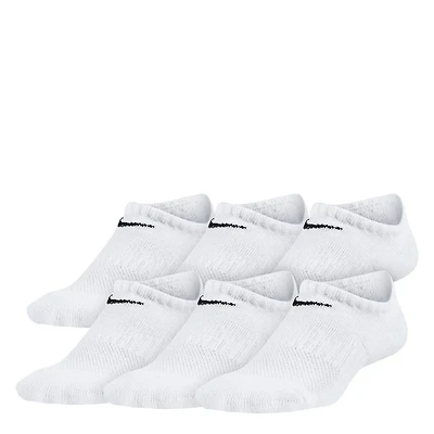 Kids' Performance 6-Pack Cushioned No-Show Socks