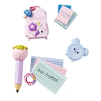 Girly Back To School Jibbitz Charms - 5 Pack