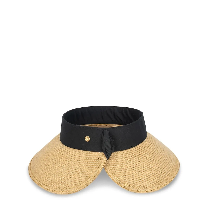 Straw Roll Up Visor