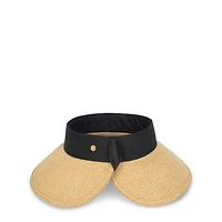 Straw Roll Up Visor
